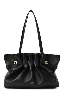 Ferragamo: Чёрная сумка 