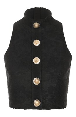 Balmain: Топ из вискозы 