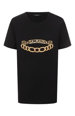 Balmain: Хлопковая футболка 