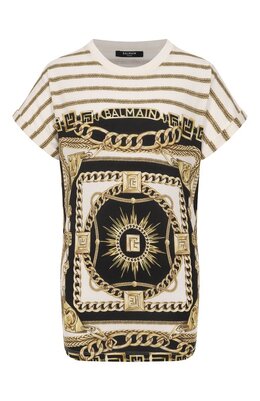 Balmain: Хлопковая футболка 