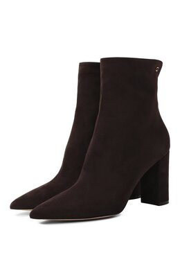 Gianvito Rossi: Коричневые ботинки 