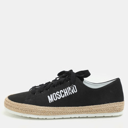 Moschino: Чёрные кроссовки 