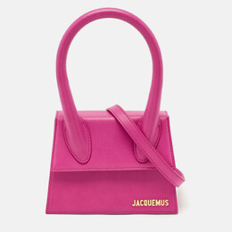 Jacquemus: Розовая сумка на руку  Le Chiquito