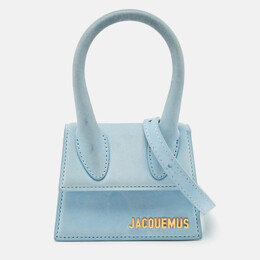 Jacquemus: Голубая сумка на руку  Le Chiquito