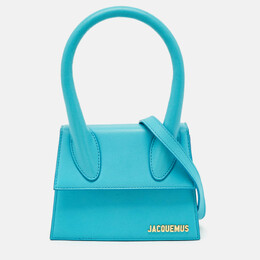 Jacquemus: Голубая сумка на руку  Le Chiquito