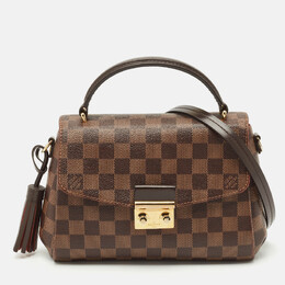 Louis Vuitton: Коричневая сумка 