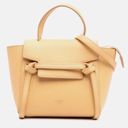 Celine: Жёлтая поясная сумка 