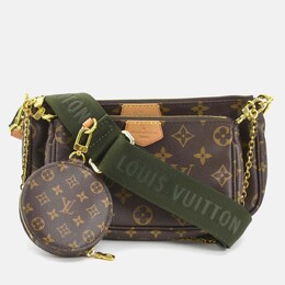 Louis Vuitton: Коричневая сумка  Pochette Accessoires