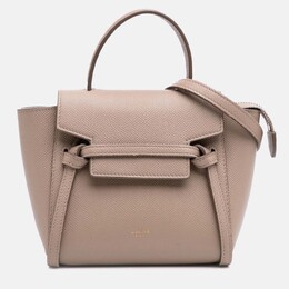 Celine: Коричневая поясная сумка 