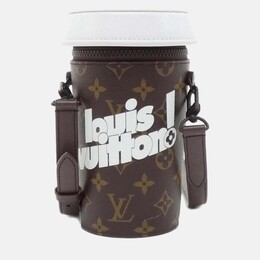 Louis Vuitton: Коричневая сумка 