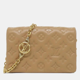 Louis Vuitton: Коричневая сумка  Pochette