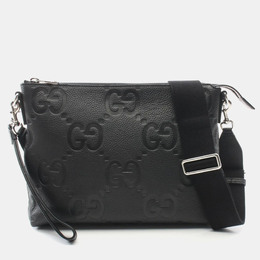 Gucci: Чёрная сумка  GG