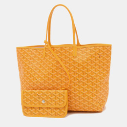 Goyard: Жёлтая сумка-шоппер 