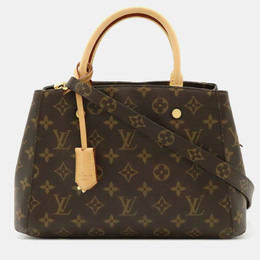 Louis Vuitton: Коричневая сумка  Montaigne