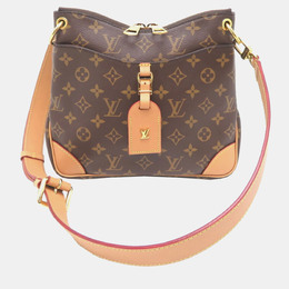 Louis Vuitton: Коричневая сумка 