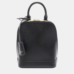 Louis Vuitton: Чёрный рюкзак  Épi