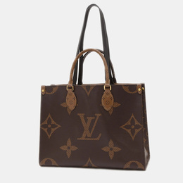 Louis Vuitton: Коричневая сумка-шоппер 