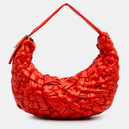 Bottega Veneta: Красная сумка  Intrecciato