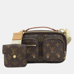 Louis Vuitton: Коричневая сумка 