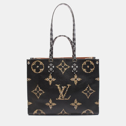 Louis Vuitton: Коричневая сумка-шоппер 