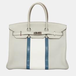 Hermes: Белая сумка  Birkin 35