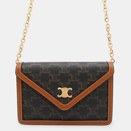 Celine: Коричневая сумка 