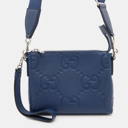 Gucci: Голубая сумка  GG