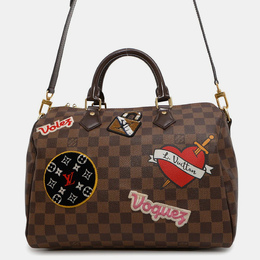 Louis Vuitton: Красная сумка  Speedy