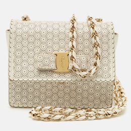Salvatore Ferragamo: Белая сумка  Ginny