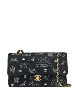 CHANEL Pre-Owned: Синяя сумка 