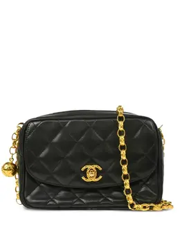 CHANEL Pre-Owned: Чёрная сумка 