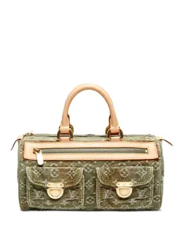 Louis Vuitton Pre-Owned: Зелёная сумка-шоппер 