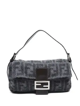Fendi Pre-Owned: Серебристая сумка 