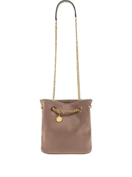 Stella McCartney: Бежевая сумка  Falabella