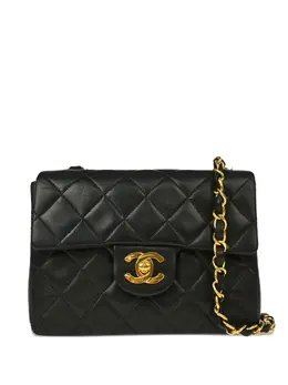 CHANEL Pre-Owned: Чёрная сумка 