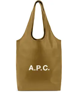 A.P.C.: Зелёная сумка-шоппер  Ninon