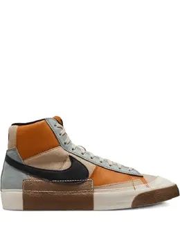 Nike: Светлые кроссовки  Blazer Mid