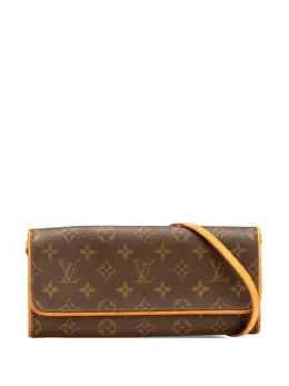 Louis Vuitton Pre-Owned: Коричневая сумка через плечо 