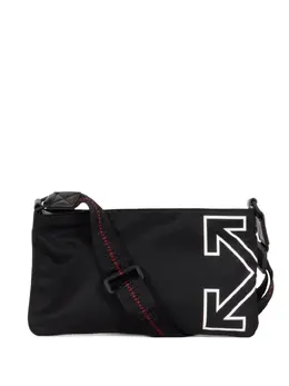 Off-White: Сумка  Arrows с принтом
