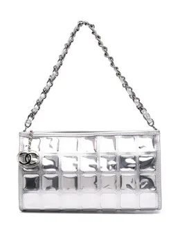 CHANEL Pre-Owned: Серебристая сумка 
