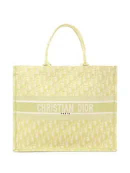 Christian Dior Pre-Owned: Зелёная сумка-шоппер 