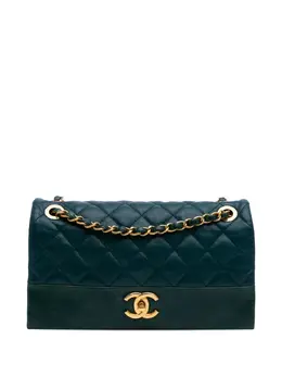 CHANEL Pre-Owned: Зелёная сумка 