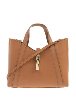Furla: Коричневая сумка-шоппер 