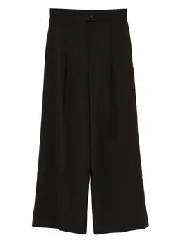 Sportmax: Чёрные брюки 