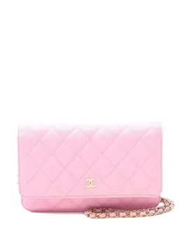 CHANEL Pre-Owned: Розовая сумка через плечо 