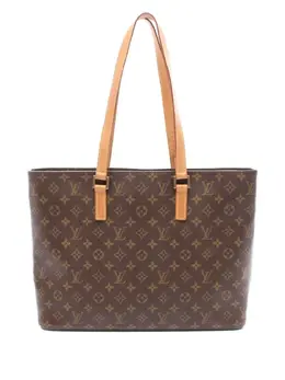 Louis Vuitton Pre-Owned: Коричневая сумка-шоппер 