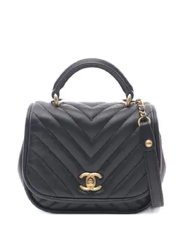 CHANEL Pre-Owned: Чёрная сумка 