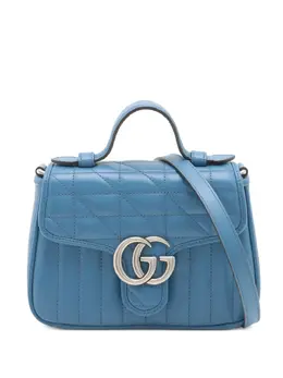 Gucci Pre-Owned: Голубая сумка 