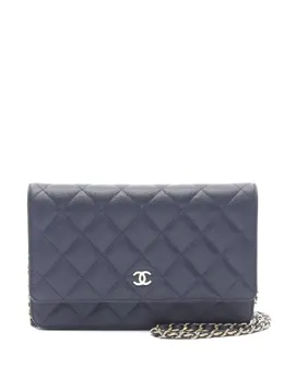 CHANEL Pre-Owned: Тёмная сумка 