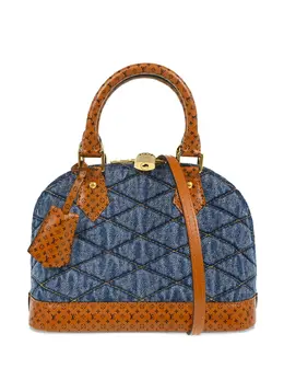 Louis Vuitton Pre-Owned: Голубая сумка-шоппер 